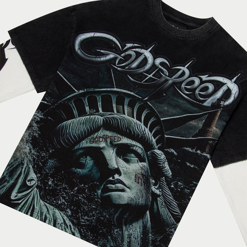 GODSPEED Sunken Liberty 2 Layered Tee Mens Apparel